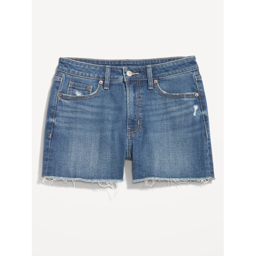 올드네이비 Curvy High-Waisted OG Jean Shorts -- 3-inch inseam Hot Deal