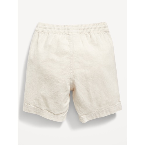 올드네이비 Functional-Drawstring Linen-Blend Shorts for Toddler Boys