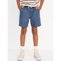 Above Knee Twill Non-Stretch Jogger Shorts for Boys