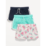 Dolphin-Hem Cheer Shorts Variety 3-Pack for Girls