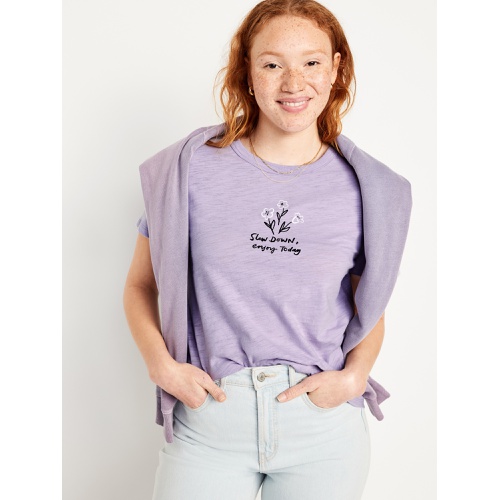 올드네이비 EveryWear Slub-Knit Graphic T-Shirt