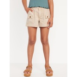 Cargo-Pocket Twill Shorts for Girls Hot Deal