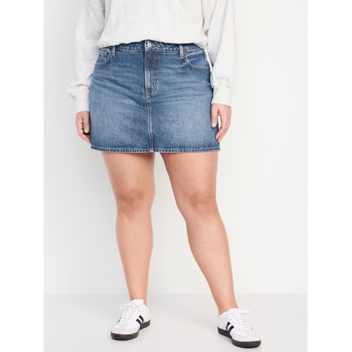 올드네이비 Mid-Rise OG Jean Mini Skirt
