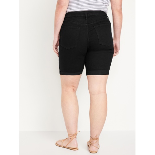 올드네이비 High-Waisted Wow Jean Shorts -- 9-inch inseam Hot Deal