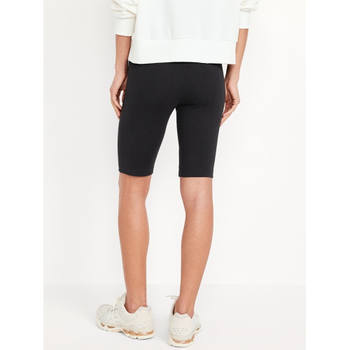 올드네이비 High-Waisted Biker Shorts -- 10-inch inseam Hot Deal