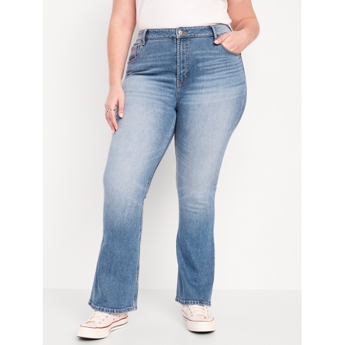 올드네이비 Extra High-Waisted Flare Jeans Hot Deal