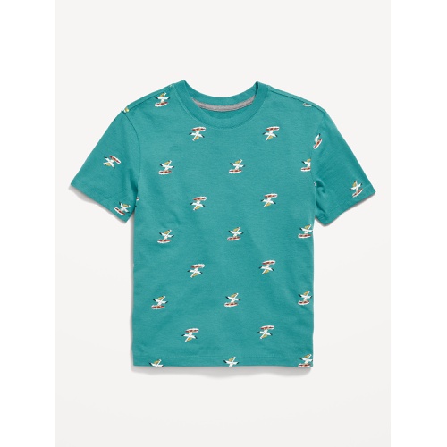 올드네이비 Softest Printed Crew-Neck T-Shirt for Boys