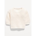 Unisex Organic-Cotton Pullover Sweater for Baby Hot Deal