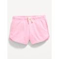 French Terry Dolphin-Hem Shorts for Toddler Girls