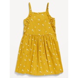 Printed Sleeveless Ruffle-Trim Dress for Toddler Girls Hot Deal