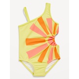 Side Cutout One-Piece Swimsuit for Toddler Girls Hot Deal