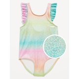 Ruffle-Trim One-Piece Swimsuit for Toddler Girls Hot Deal