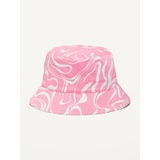 Reversible Twill Bucket Hat for Girls Hot Deal