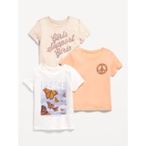 Short-Sleeve Graphic T-Shirt 3-Pack for Girls Hot Deal