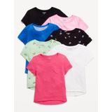 Softest Short-Sleeve T-Shirt Variety 5-Pack for Girls