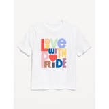 Matching Gender-Neutral Pride Graphic T-Shirt for Kids