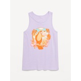 Back Cutout Graphic Tank Top for Girls Hot Deal