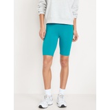 High-Waisted Biker Shorts -- 10-inch inseam Hot Deal