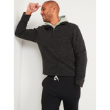 Sweater-Fleece Mock-Neck Quarter Zip Sweatshirt