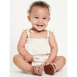 Ruffled Tie-Knot Cami and Bloomer Shorts Set for Baby