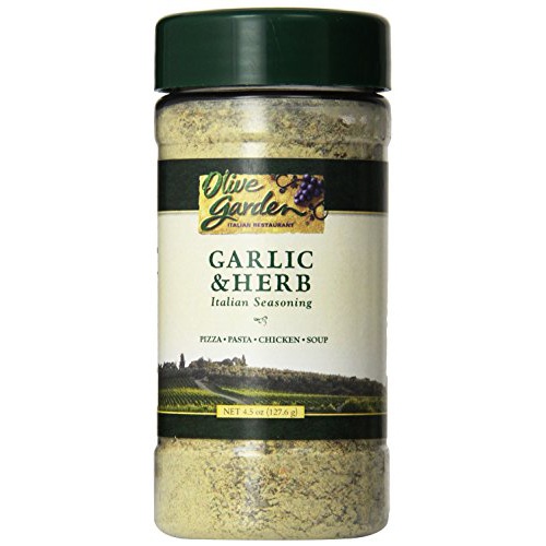  Olive Garden Garlic & Herb Italian Seasoning 4.5oz Bottle (Pack of 3)
