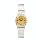 Omega Constellation Quartz Champagne Dial Watch 123.20.24.60.08.001 (Pre-Owned)