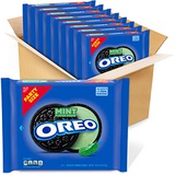 Oreo Creme Chocolate Sandwich Cookies -St Patricks Day Party Size In 26.7 oz Packs, Mint, 8 Count
