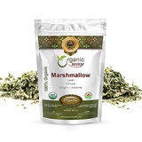 Organic Way Marshmallow Leaf Whole (Althaea officinalis) - European Wild-Harvest | Organic & Kosher Certified | Raw, Vegan, Non GMO & Gluten Free | USDA Certified | Origin - Albani