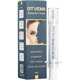 Otvena Anti Aging Eye Cream (6 mL) Instant, Visible Anti Wrinkle Cream for Dark Circles, Puffiness, Under-Eye Bags, Fine Lines - Natural Herbal Hydrating Eye Treatment Products