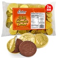 R.M. Palmer Milk Chocolate Gold Coin Half Dollars, Bulk Bag, Fun Sized, Treats, Candy, and Snacks (2 lb)
