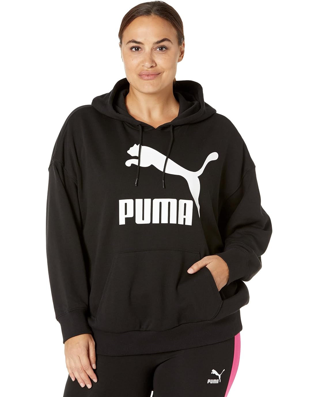 퓨마 PUMA Plus Size Classics Logo Hoodie