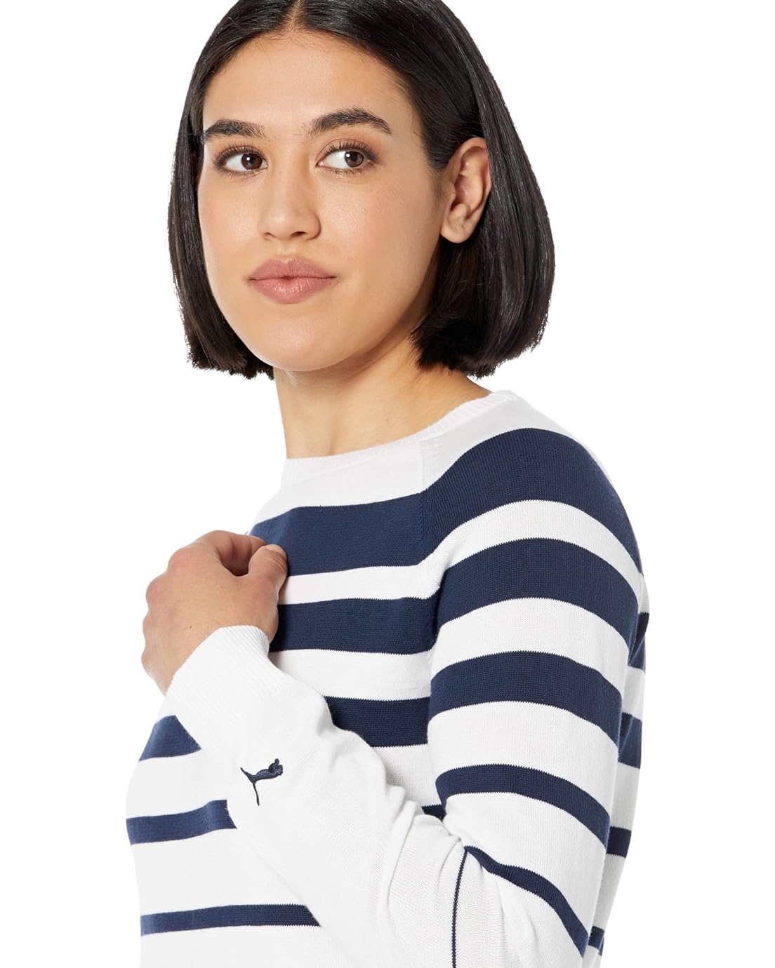 퓨마 PUMA Golf Striped Sweater