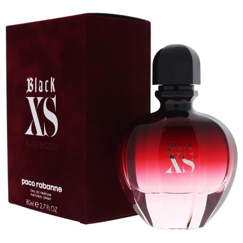  Paco Rabanne Black Xs for Women Eau de Parfum Spray, 2.7 Ounce