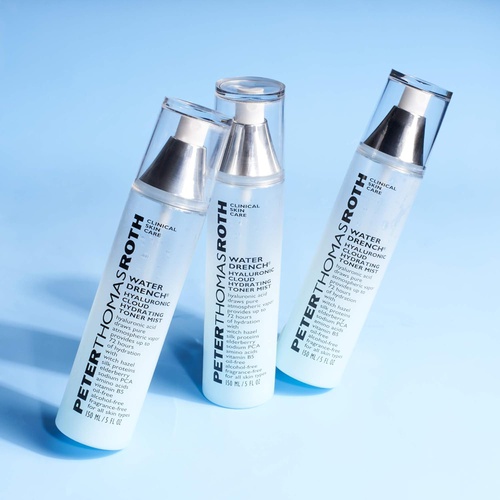  Peter Thomas Roth Water Drench Hyaluronic Cloud Hydrating Toner Mist with Witch Hazel, Up to 72 Hours of Hydration, Helps Reduce the Look of Fine Lines, Wrinkles and Pores