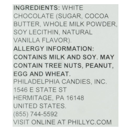  Philadelphia Candies White Chocolate Bar, 3.5-Ounce Package