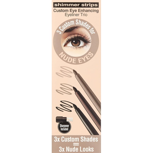  Physicians Formula Shimmer Strips Custom Eye Enhancing Eyeliner Trio Universal Looks Collection, Nude Eyes