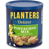 Planters Deluxe Pistachio Nut Mix (14.5 oz Canister) Variety Nut Mix with Pistachios, Almonds and Cashews