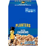 Planters Salted Cashews, 1.5 oz. Bags (18 Pack) - Individually Packed Snacks On The Go - Snacks For Adults - Quick Snacks - Kosher