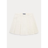 Pleated Faille Skirt