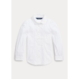 Pintucked Cotton Broadcloth Shirt