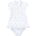 Polo Ralph Lauren Kids Baby Girls Ruffled Polo Dress & Bloomers Set (Infant)