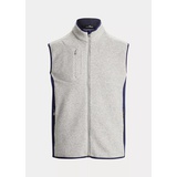 Terry-Paneled Fleece Vest