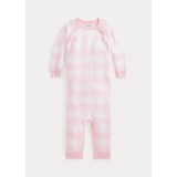 Gingham Cotton Sweater Coverall
