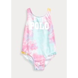 Tie-Dyed One-Piece Swimsuit