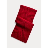 Aran-Knit Cashmere Scarf