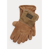 Nubuck & Oilcloth Insulated Touch Gloves
