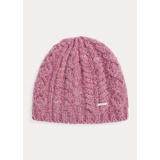 Cable-Knit Wool-Blend Beanie