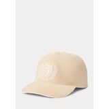 Embroidered-Crest Knit Cap