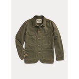 Linen-Cotton Herringbone Jacket