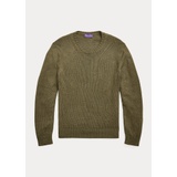 Silk-Linen Crewneck Sweater